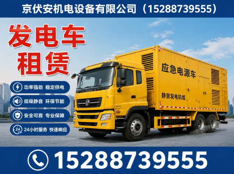 汕头静音发电车租赁展示图